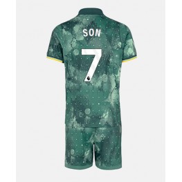 Tottenham Hotspur Son Heung-min #7 Derde tenue Kids 2024-25 Korte Mouw (+ Korte broeken)